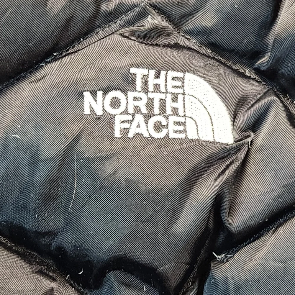 The North Face Jacket Girls Large Black Aconcagua 550 Down Puffer Quilted